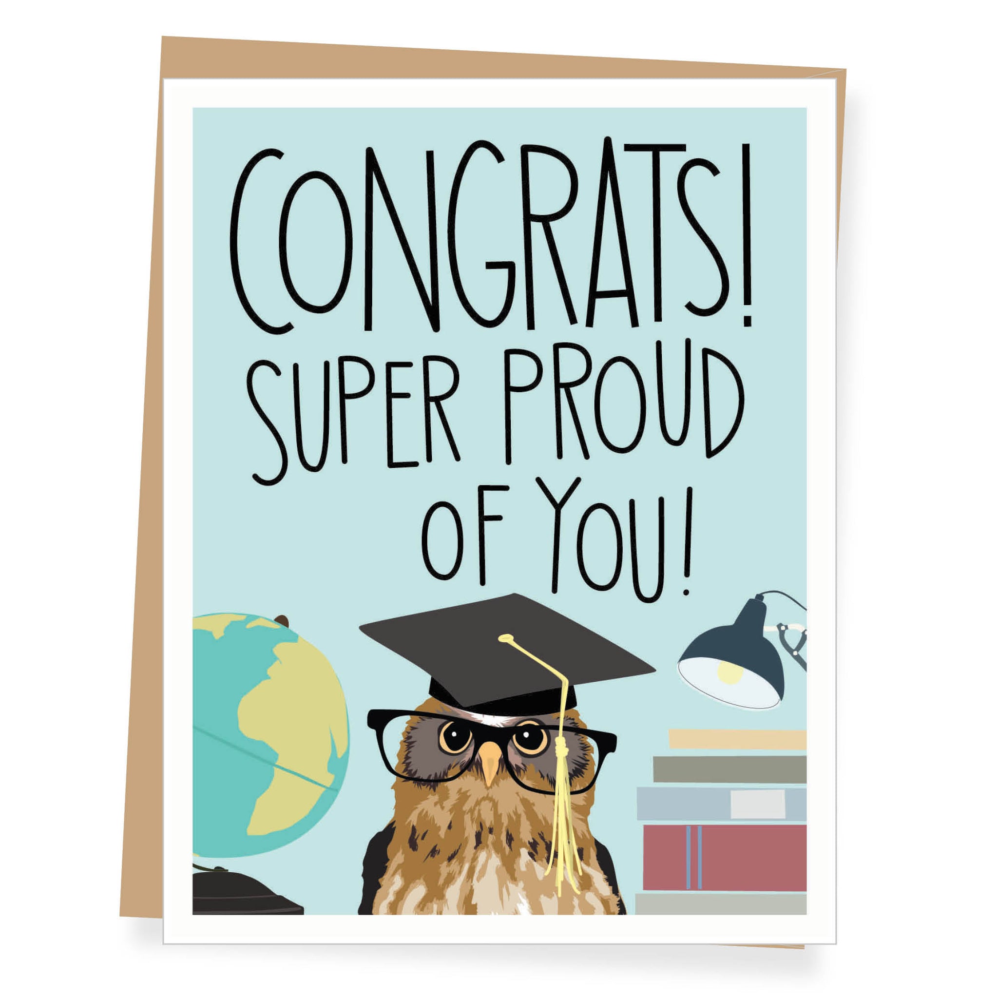 Super Proud Owl Graduation Card