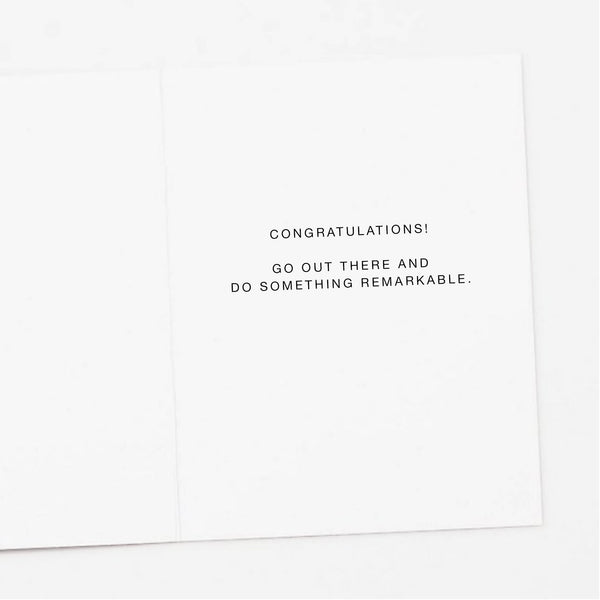 Destined for Greatness Lion Graduation Card