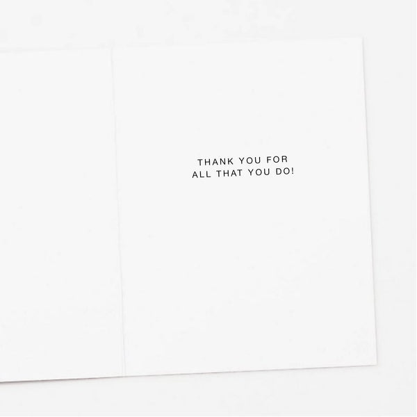 Truly Epic Teacher Thank You Card
