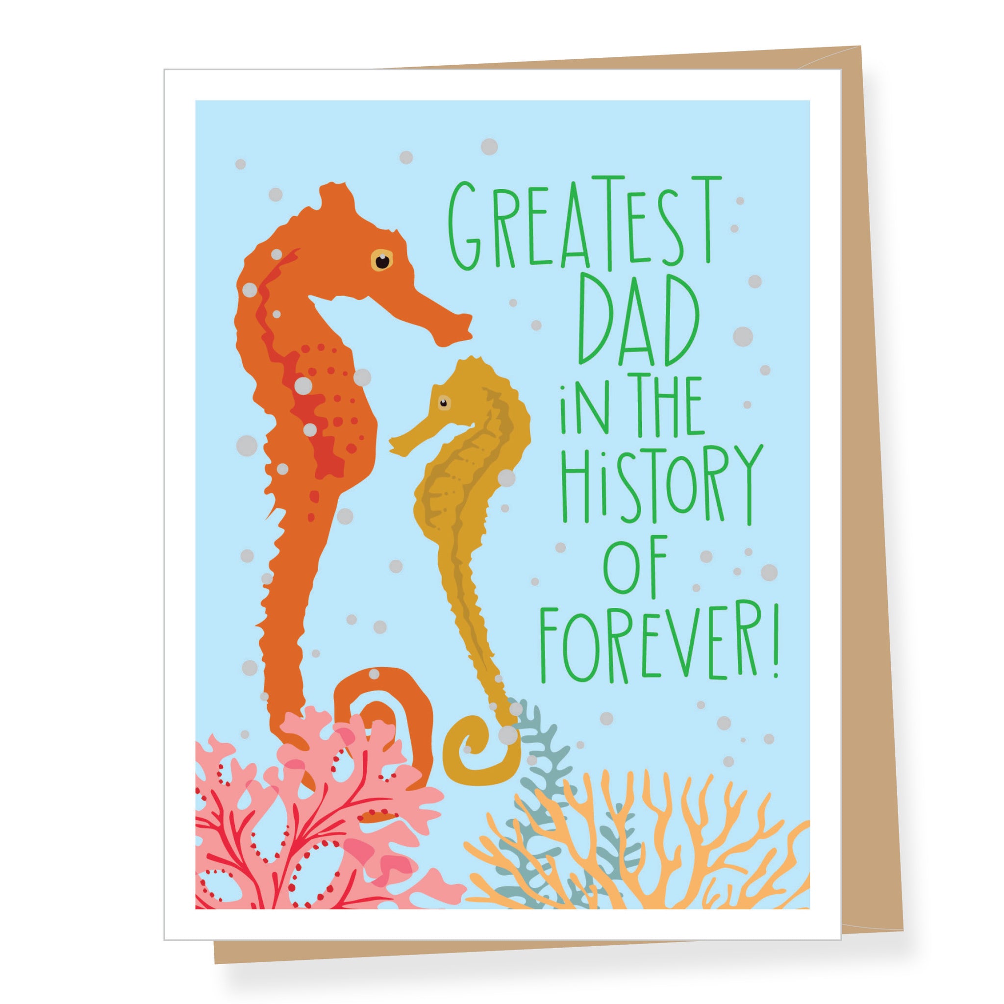 Seahorse Dad Father's Day Card
