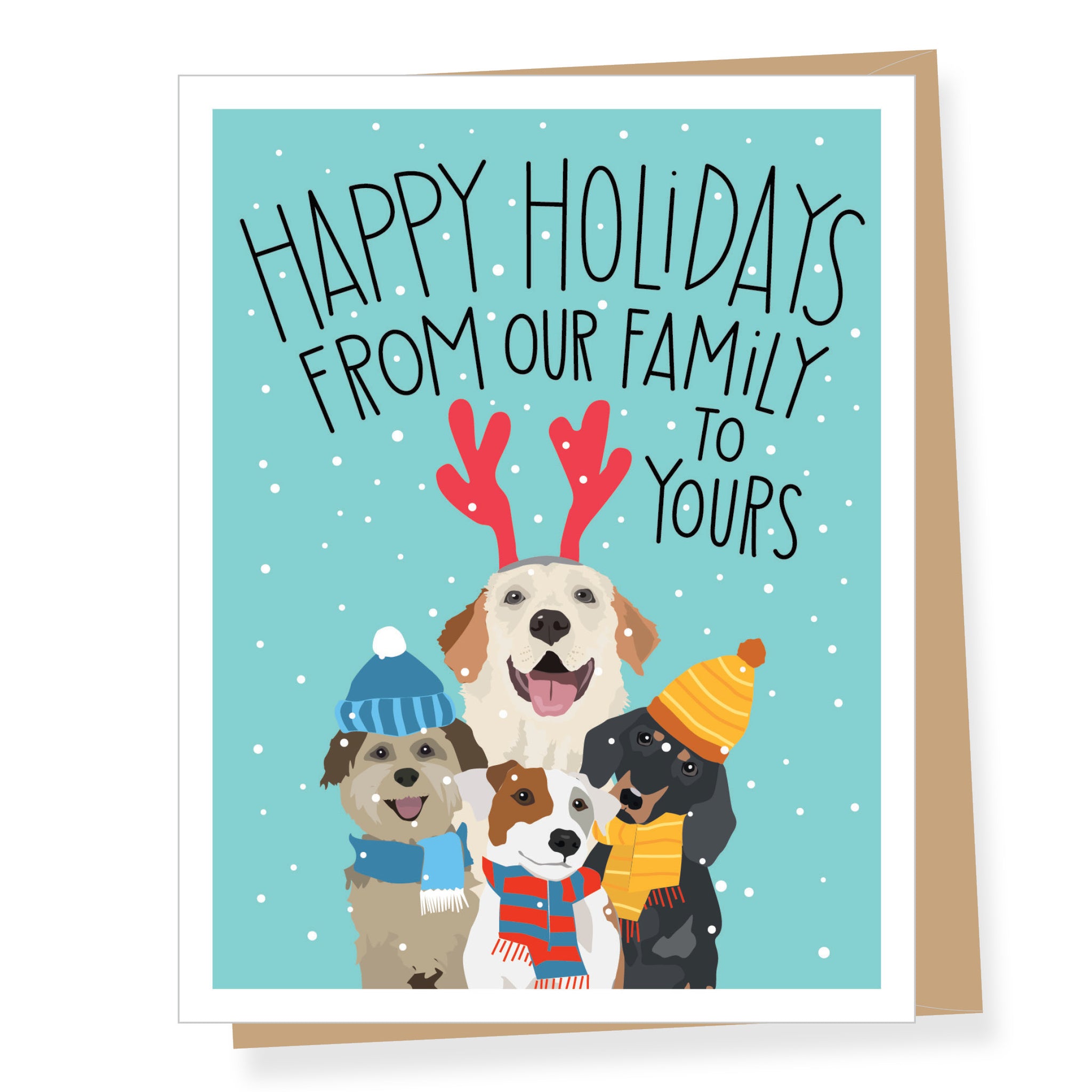 From Our Family Holiday Dogs, Christmas Card