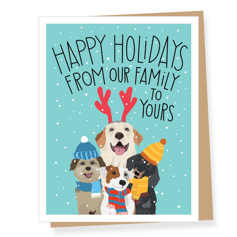 From Our Family Holiday Dogs, Christmas Card
