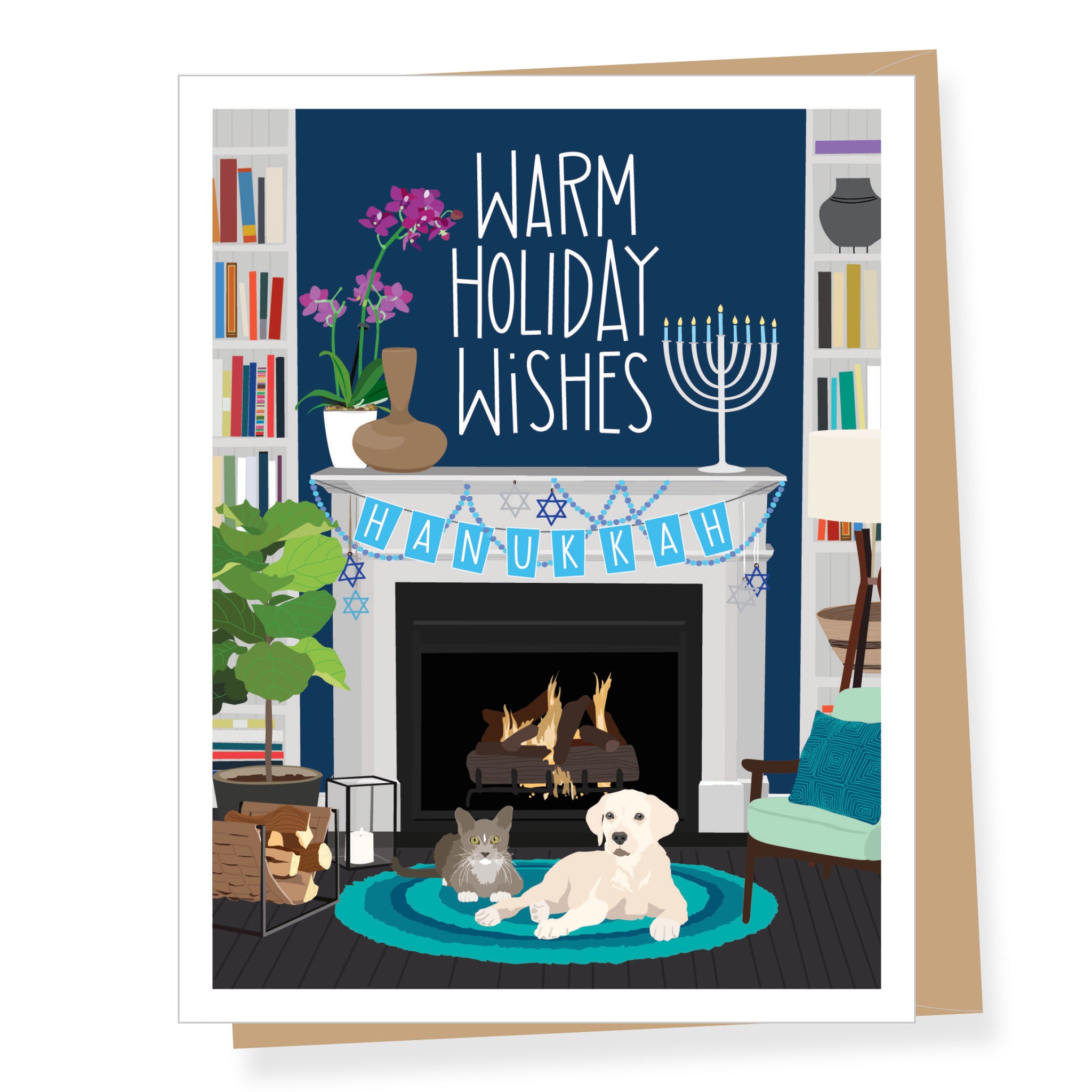Hanukkah Mantel, Chanukah Card