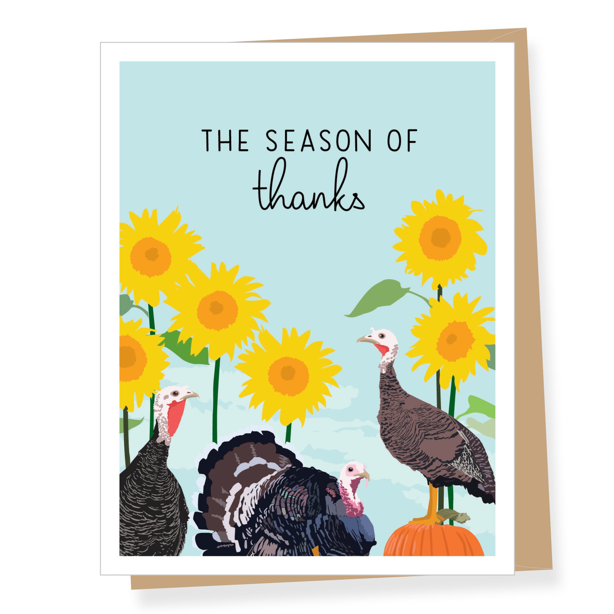 Season of Thanks, Thanksgiving Card