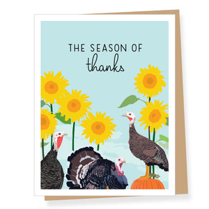 Season of Thanks, Thanksgiving Card
