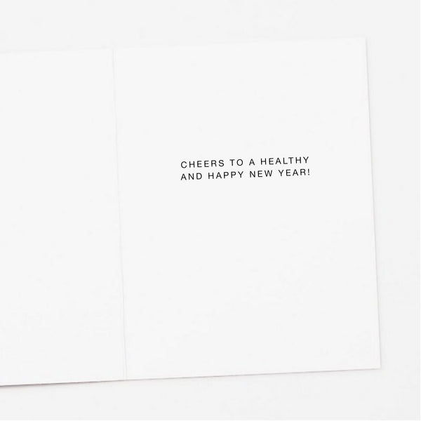 Champagne Tower New Year Card