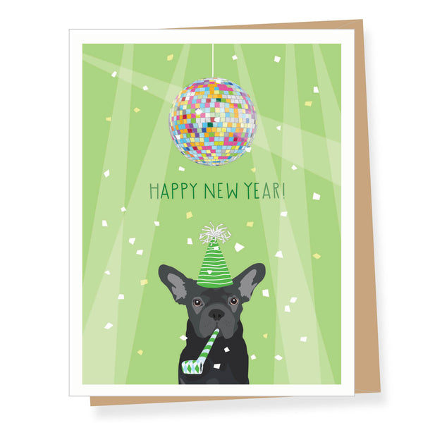 Disco Dog New Year Card