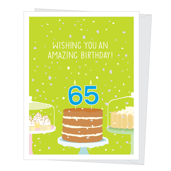 65th Birthday Card