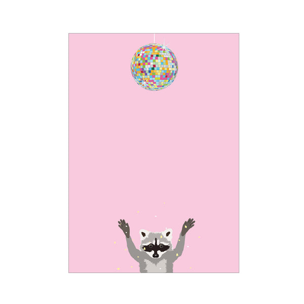 Disco Raccoon Notepad