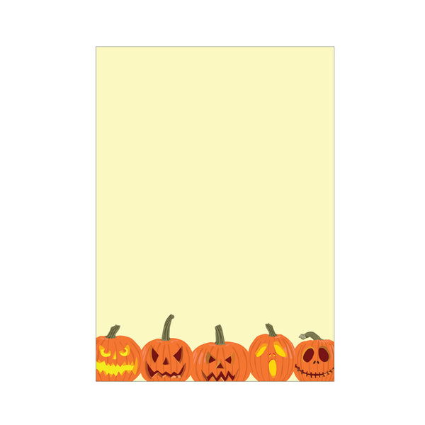 Halloween Jack-O-Lanterns Notepad
