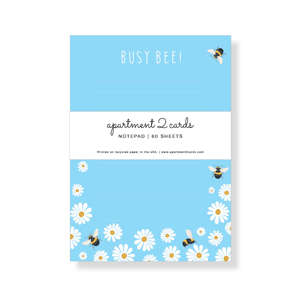 Busy Bee List Pad, Notepad