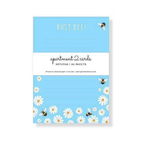 Busy Bee List Pad, Notepad