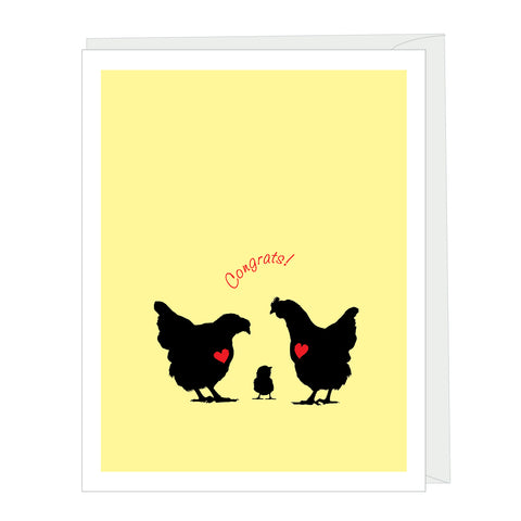 Chickadee New Baby Card