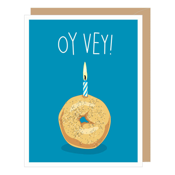 Bagel Birthday Card