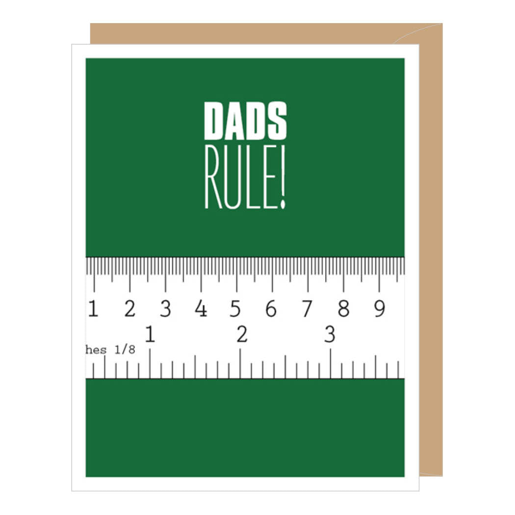 Dad Rules Birthday Card