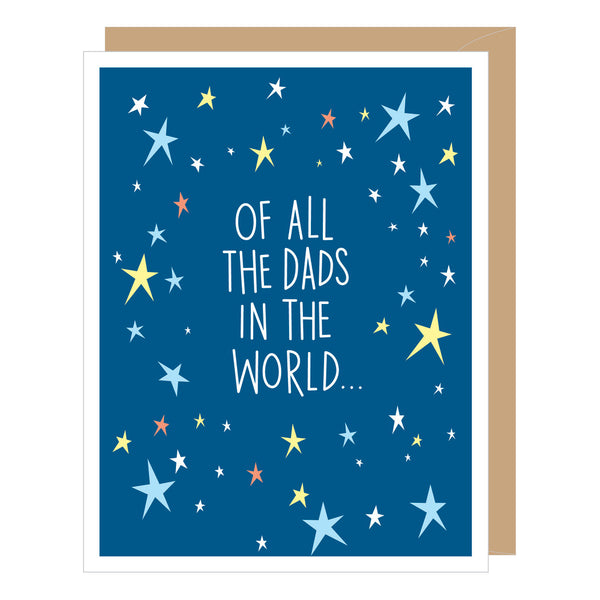 Greatest DAD Stars Birthday Card