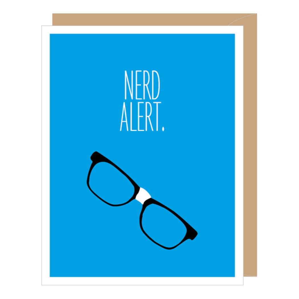 Nerd Alert Congratulations Card