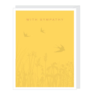 Swallows Sympathy Card