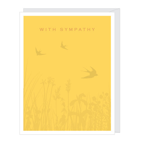 Swallows Sympathy Card