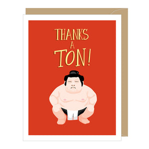 Sumo Thank You Card