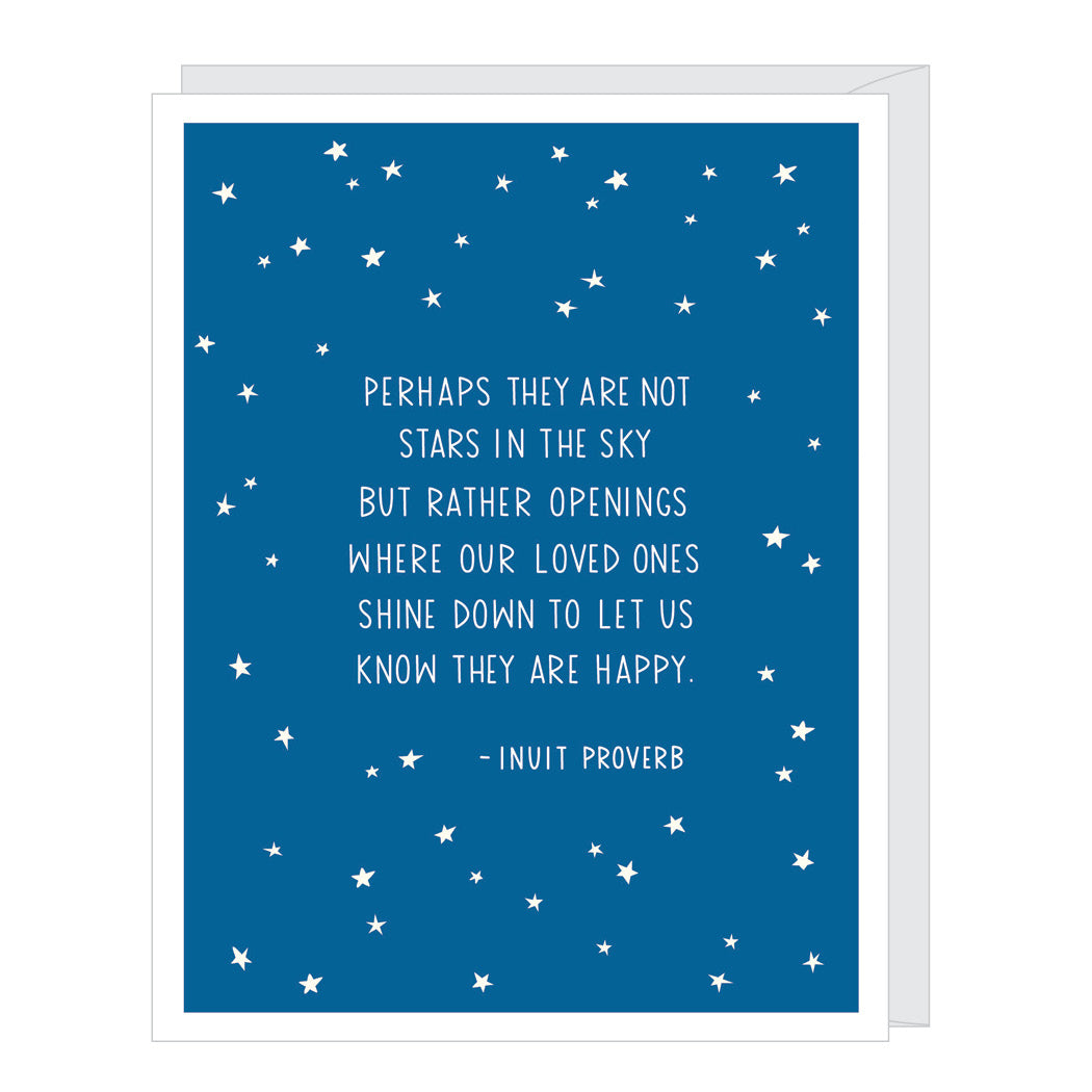 Stars in the Sky Sympathy Card