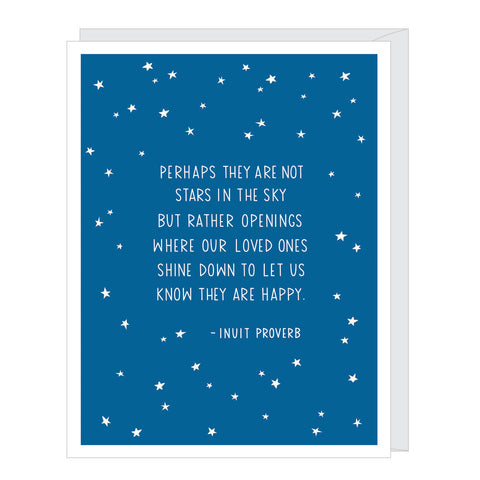 Stars in the Sky Sympathy Card