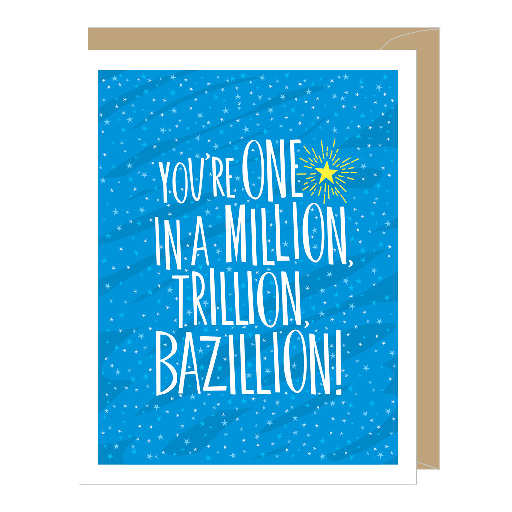 One in a Million Thank You Card
