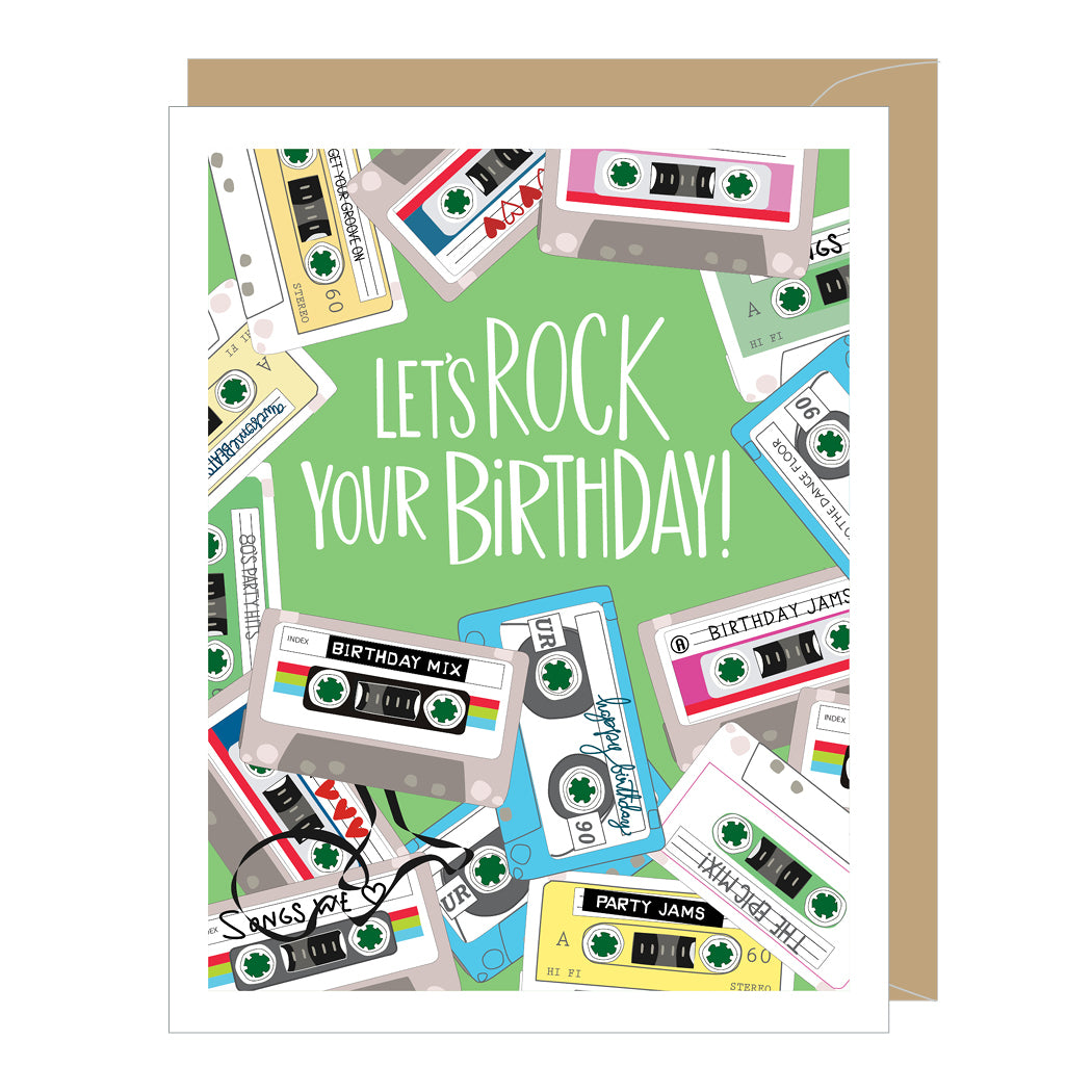 Let's Rock Birthday Card