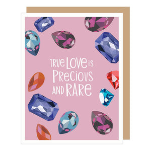 True Love Gems Anniversary Card