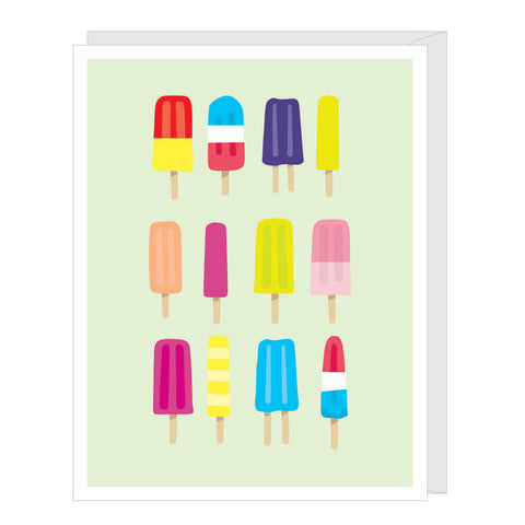 Summer Popsicles Blank Card