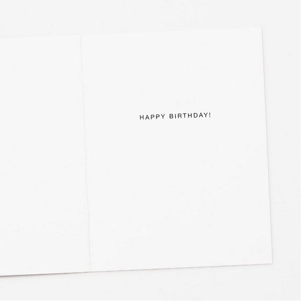 Bookshelf Birthday Card