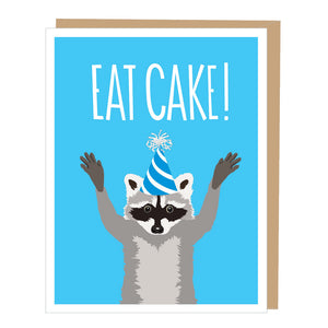 Raccoon Birthday Card