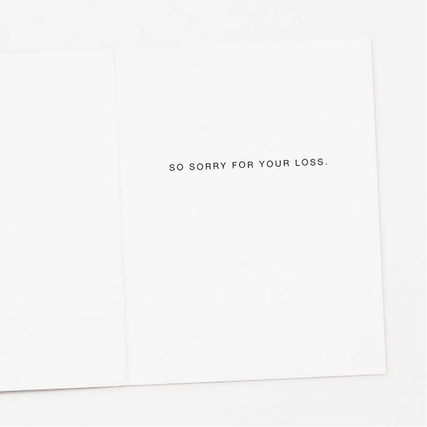 Calla Lilies Sympathy Card