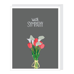Lilies + Tulips Sympathy Card