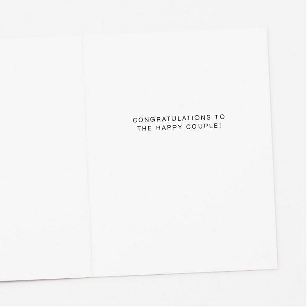 Happily Ever After Wedding Cake Wedding Card