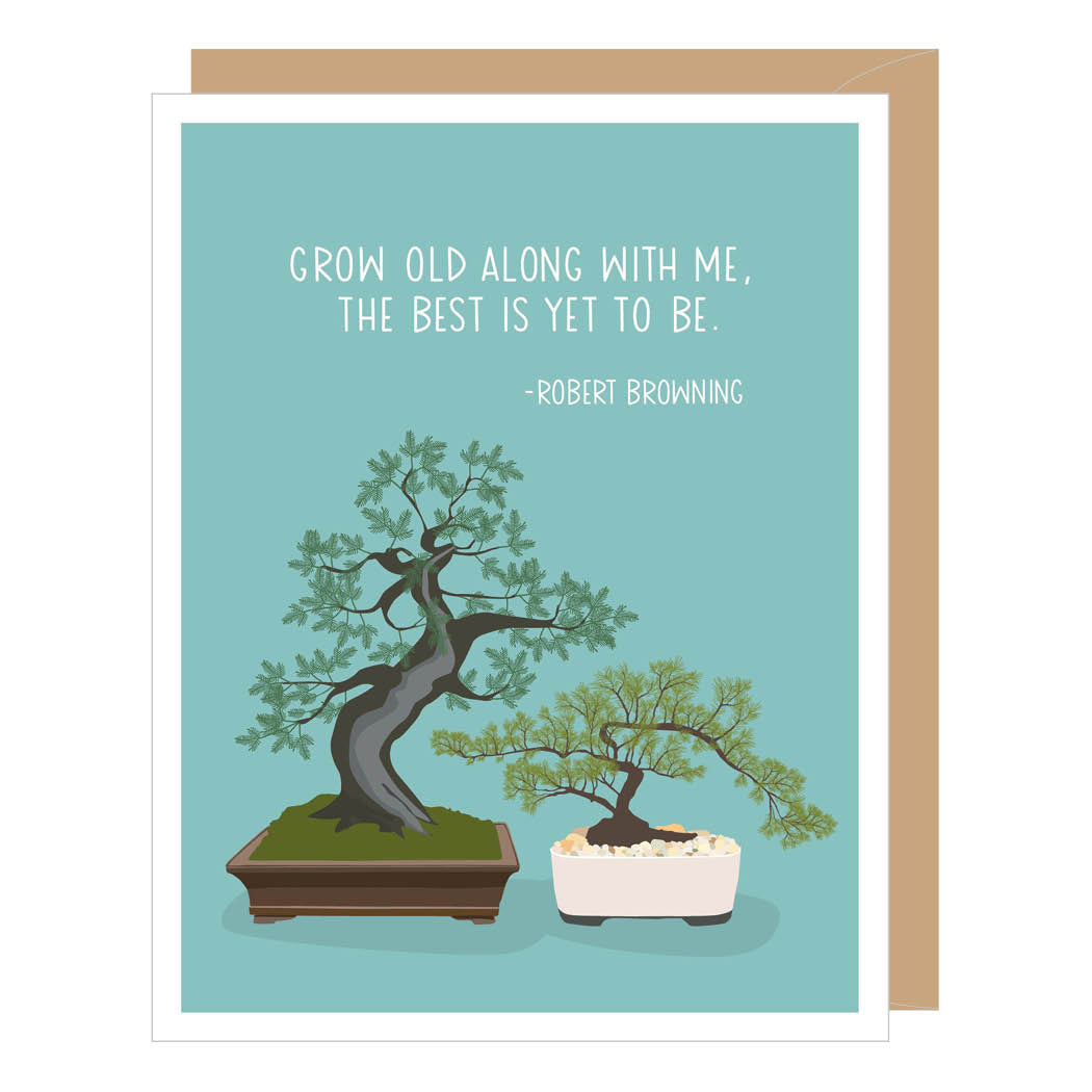 Robert Browning Quote Anniversary Card