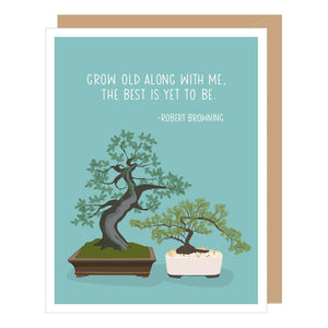 Robert Browning Quote Anniversary Card
