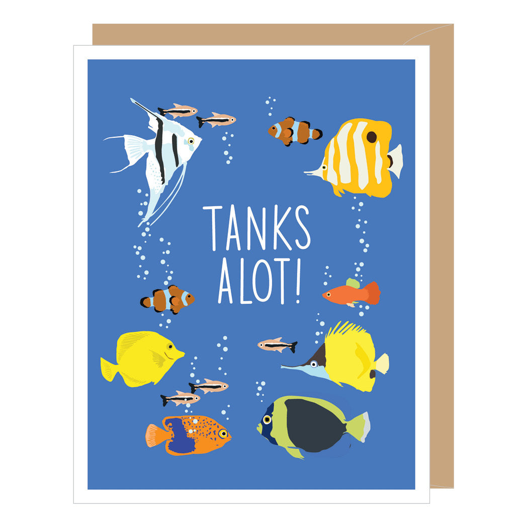 Tanks A Lot Fish Thank You Card