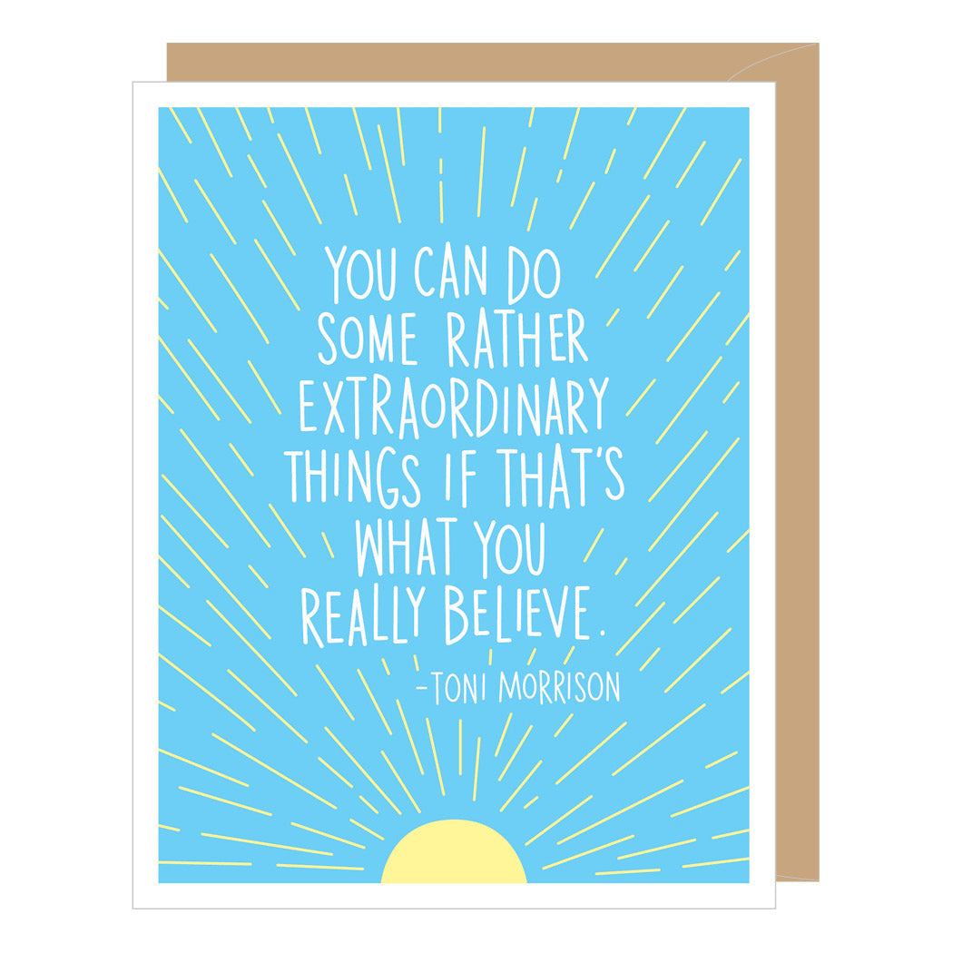 Toni Morrison Quote Inspiration Card
