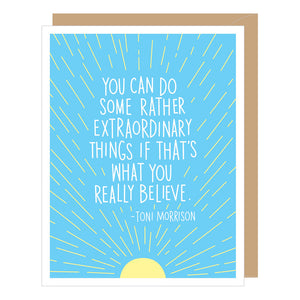 Toni Morrison Quote Inspiration Card