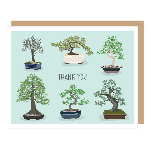 Bonsai Thank You Note Card