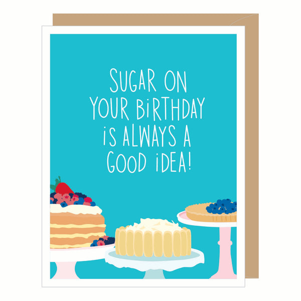 Sugar Birthday Card