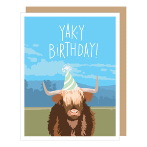 Yak-y Birthday Card