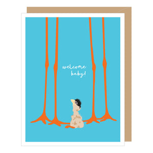 Baby Stork New Baby Card