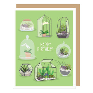 Assorted Terrarium Birthday Card