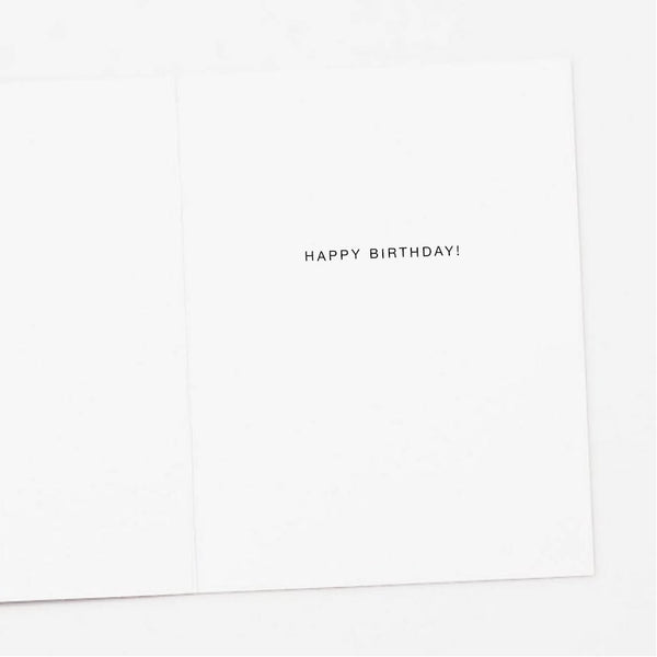 Tiger + Red Balloon Birthday Card