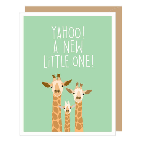 Giraffe New Little Baby Card