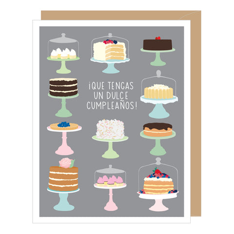 SPANISH LANGUAGE Bakery Cakes Card