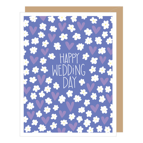 Hearts and Flowers, Wedding Card