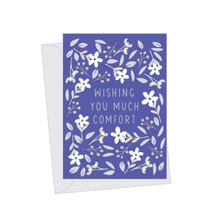 Mini Sympathy Wishing Comfort, Folded Enclosure Card